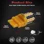 Yorkim 3157 LED Light Bulbs Amber Super Bright , 3056 3156 3156A 3057 4057 3157 4157 T25 LED Bulbs for Brake Lights, Backup Reverse Lights， Reverse Tail Lights - Pack of 10