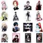 Black Butler Stickers for Water Bottles 50 Pack Cute,Waterproof,Aesthetic,Trendy Stickers for Teens,Girls Perfect for Waterbottle,Laptop,Phone,Travel Extra Durable Vinyl (Black Butler)
