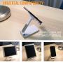 airtrot Portable Cell Phone Stand for Desk, Full Foldable Phone Holder with Adjustable Height and Angle Sturdy and Compatible with All Phones, Switch and Tablets (Smaller Than 9.7 inch)