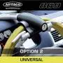 Artago 869 Premium Steering Wheel Lock, Reinforced, Car SUV Universal, Silver
