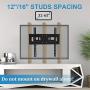 BLUE STONE Full Motion TV Wall Mounts TV Bracket for Most 32-65 Inch Flat Screen TVs, TV Mount with Articulating Dual Arms Tilt Swivel 14'' Extend, Wall Mount TV Bracket VESA 400x400mm TV Monitor Mount