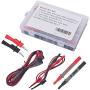 Multimeter Electronic Test Lead Kit with Insulation Alligator Clips WGGE WG-012 clamp meter, 42 inch PVC Lead Extensions, Plunger Mini-Hooks and 4 inch Heavy Duty Test Probe