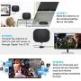 TV Antenna - Amplified HD Indoor Digital TV Antenna Long 230 Miles Range Reception, Support 4K 1080p Fire Stick and All Older TVs Indoor Smart HDTV Television for Local Channels -17ft Coax HDTV Cable