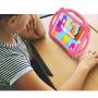 TopEsct Kids Case for iPad Mini 5 4 3 2 1,Silicone Childproof for All Kinds of iPad Mini, Built-in Handle Stand, Comes with a Strap. (Pink)
