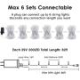 Christmas String Lights 200 LED 66FT, 8 Modes Expandable Indoor/Outdoor String Lights, Safe Plug-in Twinkle String Lights for Christmas Wedding Tree Decoration (Warm White)