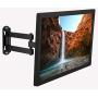 Mount-It! TV Wall Mount Bracket with Full Motion Arm Fits 13-42” Flat Screen TVs VESA 75, 100, 200, 55lb Weight Capacity WITH 15'' EXTENSION