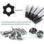 Buspoll Torx screwdriver set ，T6 T 8T9T10 Torx Screwdriver, suitable for repair or maintenance, toys, small appliances and electronic products