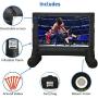EasyGo Products 17 Inflatable Mega Movie Screen - Canvas Projection Screen for Outdoor Parties - Movie Cinema is Guaranteed to Thrill and Excite. Includes Inflation fan, Tie-Downs and Storage bag