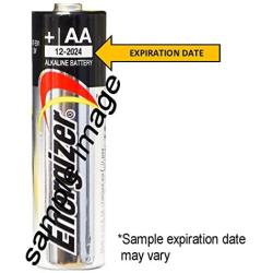 Energizer AA Max Alkaline E91 Batteries Made in USA - Expiration 12/2024 or Later - 100 Count