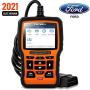 FOXWELL NT510 Elite Bidirectional Scan Tool for Ford Lincoln Mercury, Full-System HVAC 4WD Diagnostic OBD2 Scanner Car Code Reader with ABS Auto Bleed TPMS SAS TPS Active Test and Battery Registration