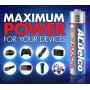 ACDelco 48-Count AAA Batteries, Maximum Power Super Alkaline Battery, 10-Year Shelf Life, Recloseable Packaging