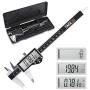 TACKLIFE Digital Vernier Caliper 6 inch Measuring Tool, IP54 Waterproof Stainless Steel Electronic Caliper with large LCD screen,Inch/MM/Fraction for Home use and Professional Measurement- DC04