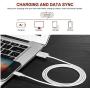 iPhone Charger Cable SHARLLEN 5Pack(3ft/3ft/6ft/6ft/9ft) USB Fast Long iPhone Charging Cords Compatible iPhone 11/XS/Max/XR/X/8/8P/7/7P/6/6S/iPad/iPod/IOS (White)