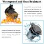 Quick Charge 3.0 Dual USB Charger Socket, Waterproof 12V/24V USB Outlet QC 3.0 Dual Charger Socket with Touch Switch DIY Kit for Car, Golf Cart, Boat, RV, Motorcycle, Truck and More