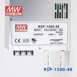 Meanwell RSP-1500-48 Power Supply - 1500W 48V 32A - Parallel