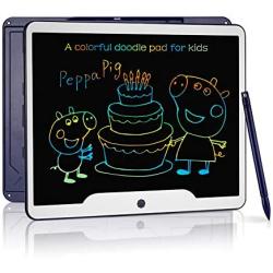 15 Inch LCD Writing Tablet, CouHaP Doodle Board Electronic Writing Pad Gift for Kids & Adults Suitable for Home, School, Dorm Office Use (Blue)