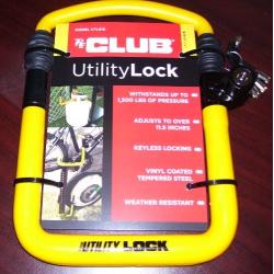 The Club UTL810 Utility Lock, Yellow