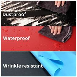 Meking 20x39 Inch PVC Backdrop, 2-Pack Waterproof Matte Photography Background for Flat Lay Food & Cosmetic Small Product Photo Studio Shooting (White+Gray)
