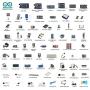 GAR Monster Starter Kit for Arduino Uno Mega Nano, Complete Set with ESP32, 25 Sensor Modules, Bluetooth WiFi Ethernet Wireless for Electronics STEM Robotics Projects