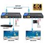 4K HDMI Extender Balun by OREI - HDBaseT UltraHD 4K @ 60Hz 4:4:4 Over Single CAT5e/6/7 Cable with HDR, CEC & IR Control, RS-232 - Up to 400 Ft - Loop Out - Power Over Cable - Audio Out (UHD-EXB400R-K)