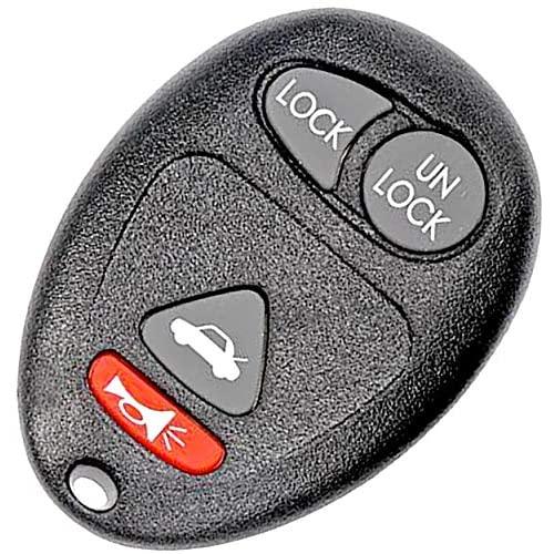 APDTY 24740 Key-less Entry Remote Key Fob Transmitter 4-Button Assembly w/Trunk Release Fits Select Buick Century Regal Olds Intrigue Pontiac Grand Prix (Replaces GM 10335582; 100% Self Programmable)