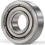 10pcs R4-ZZ Bearings (1/4 x 5/8 x 10/51 inch) Double Rubber sealed Deep Groove Ball Bearing, High Speed and Fits RC Cars and Other Electronic Appliances