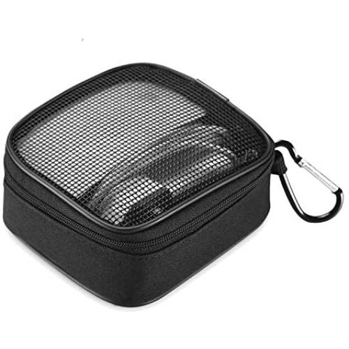 ProCase MacBook Power Adapter Bag Accessories Organizer, Portable Storage Carrying Bag for Apple MacBook MagSafe/MagSafe 2 Power Adapter, Magic Mouse, Earphones and USB Flash Disk –Black