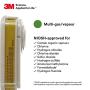 3M Respirator Cartridge 6006, 1 Pair, Helps Protect Against Organic Vapors, Acid Gases, Ammonia, Methylamine or Formaldehyde