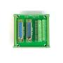 Electronics-Salon DB25 D-SUB DIN Rail Mount Interface Module, Male/Female, DSUB Breakout Board.