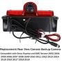 Brake Light Rear View Backup Camera Compatible with Chevy Express GMC Savana Van 1500 2500/3500 2003-2019 Brake Light Camera Brake Light Reverse Backup Camera
