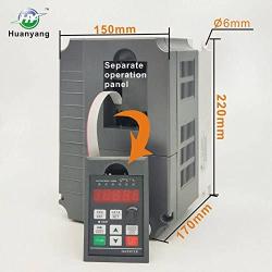 Vector Control CNC VFD Variable Frequency Drive Controller Inverter Converter 220V 7.5KW 10HP for Motor Speed Control HUANYANG GT-Series (220V, 7.5KW)