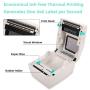 Phomemo PM-201 Shipping Label Printer 4x6 Thermal Label Printer Shipping Label Maker Machine Compatible with Mac and Windows - White