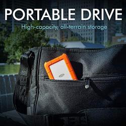 LaCie LAC9000298 Rugged Mini 2TB External Hard Drive Portable HDD - USB 3.0 USB 2.0 Compatible, Drop Shock Dust Rain Resistant Shuttle Drive, For Mac And PC Computer Desktop Workstation PC Laptop