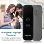 Language Translator Device, Two-Way Translator Device, Intelligent Language Translator Device, Electronic Voice Bluetooth Support 86 Language Translation, for Learning Travel Business