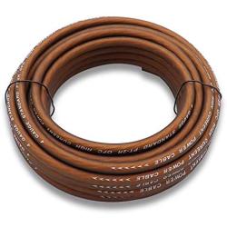 Welugnal 4 Gauge 26ft Brown Power/Ground Wire True Spec and Soft Touch Cable for Car Amplifier Automotive Trailer Harness Wiring