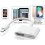 [Apple MFi Certified] Lightning to HDMI Adapter for iPhone 12, Veetone 1080p Lightning Digital AV Adapter with Charging Cable iPhone to HDMI Sync Connector Cable for HDTV/Projector/Monitor