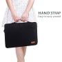 ProCase 12-12.9 inch Sleeve Case Bag for Surface Pro X 2017/Pro 7 6 4 3, MacBook Pro 13, iPad Pro Protective Carrying Cover Handbag for 11'' 12'' Lenovo Dell Toshiba HP Acer Chromebook -Black