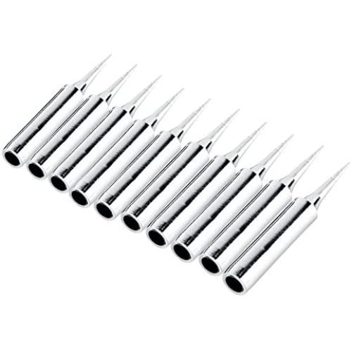 Replacement Iron Tip, 10PCS 900M-T-I Replacement Soldering Iron Tip Set for HAKKO 936,937,907 Atten, Quick, Aoyue, Yihua, Vastar, Sywon, Tabiger, SOAIY Soldering Station Tool