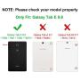 Fintie Keyboard Case for Samsung Galaxy Tab E 9.6 - Slim Fit PU Leather Stand Cover with Premium Quality [All-ABS Hard Material] Removable Wireless [Long Life Battery] Bluetooth Keyboard, Black
