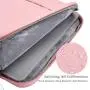 11.6-12.9 Inch Water-Resistant Laptop Briefcase for Women Ladies Bag with Handle for Acer R 11 11.6 Chromebook, ASUS Chromebook 11.6, Macbook Air 13 A1932, Dell Surface HP Lenovo Carrying Sleeve, Pink 11.6-12.9 Inch Water-Resistant Laptop Briefcase for Women Ladies Bag with Handle for Acer R 11 11.6 Chromebook, ASUS Chromebook 11.6, Macbook Air 13 A1932, Dell Surface HP Lenovo Carrying Sleeve, Pink