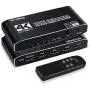 4k HDR HDMI Switch, Koopman 4 Ports HDMI 2.0 Switcher Selector with IR Remote Control, Supports HDCP 2.2 4K@60Hz UltraHD HDR10 3D HD1080P Dolby DST, HDMI Splitter for PS4 Xbox Apple TV Fire Stick
