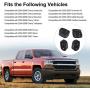 WMPHE Compatible with Steering Wheel Radio Control Switch Buttons Chevy Silverado GMC Sierra 2003-2007 Replace OE # 21997738 21997739 1999442 1999443 901-120 901-121 901-122 901-123