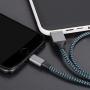 Sundix iPhone Charger, 3Pack 10ft S-10BK Lightning Cable iPhone Charger Cable Nylon Braided Charging Cord Compatible iPhone 12 11 XR XS XSMax X 8 8 Plus 7 7 Plus 6 6s Plus SE 5 5s 5c iPad iPod (blue)