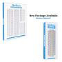 4PCS Breadboards Kit Include 2PCS 830 Point 2PCS 400 Point Solderless Breadboards for Proto Shield Distribution Connecting Blocks