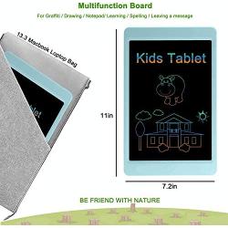 Lacoti LCD Writing Tablet,Kids Writing Board and Electronic Doodle Pad,12 Inch Colorful Drawing Tablet Toy for Kids Learning and Graffiti Gift(Blue)