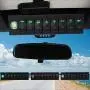 Voswitch Overhead 8-Switch Pod/Panel with Control and Source Box Green Backlight Compatible with Jeep Wrangler JK JKU 2007-2018