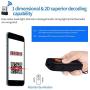 Portable Handheld Mini 2D Bluetooth Wireless Barcode Scanner,Symcode USB CCD QR Bar Code Reader Able to Scan Codes on Screen Scanner for POS/Android/iOS/iMac/Ipad