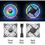 Thermaltake Riing Trio 12 RGB TT Premium Edition 120mm Software Enabled 30 Addressable LED 9 Blades Case/Radiator Fan - 3 Pack - CL-F072-PL12SW-A, Trio RGB
