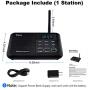 Wuloo Intercoms Wireless for Home 1 Mile Range 22 Channel 100 Digital Code Display Screen(Only 1 Unit for Expandable The Original intercom System, CAN NOT Work Without Other Units)
