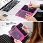 Basic Calculator Notepad with 6.5 Inch LCD Writing Tablet, Rechargeable, Lock Button and E-Pen,12 Digit Display, Also Inkless Drawing/Memo Pads/Planning Boards, Hand-held for Daily and Basic Office